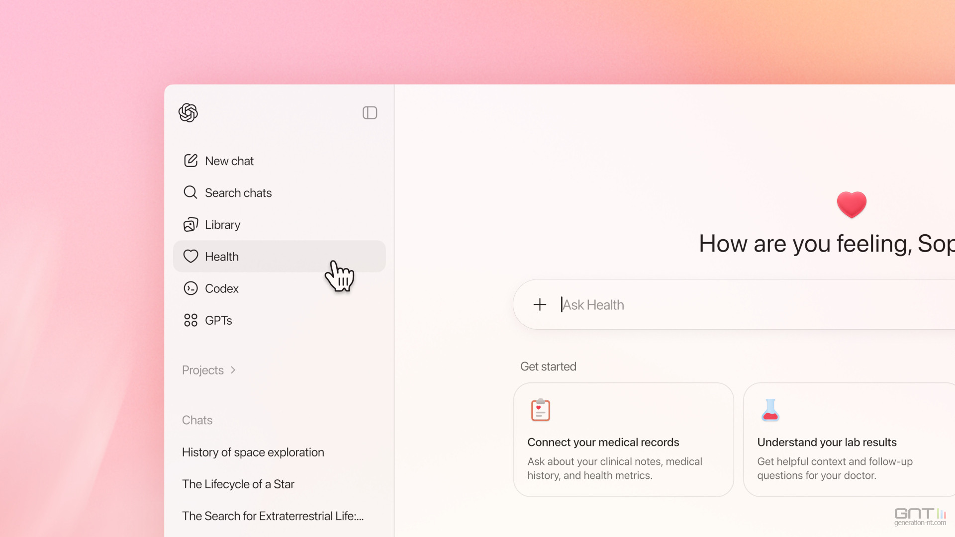 Et maintenant ChatGPT Santé pour un assistant médical personnel