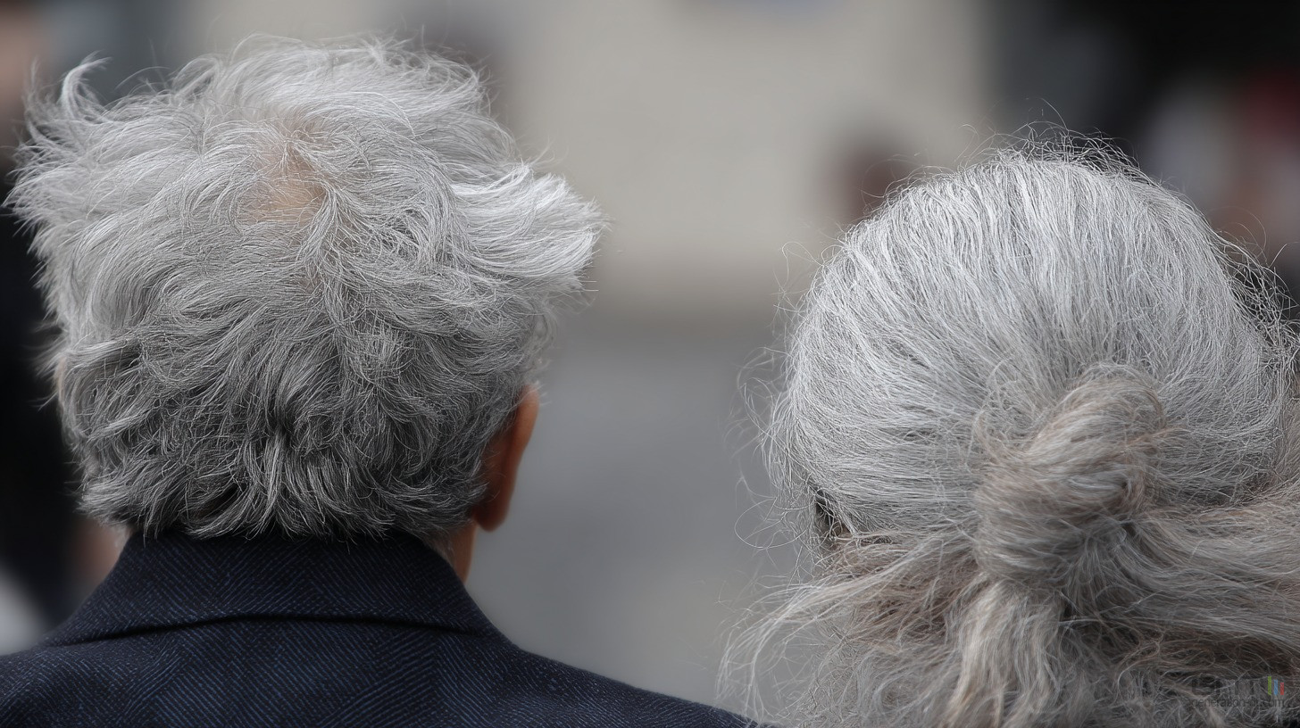 Cheveux gris