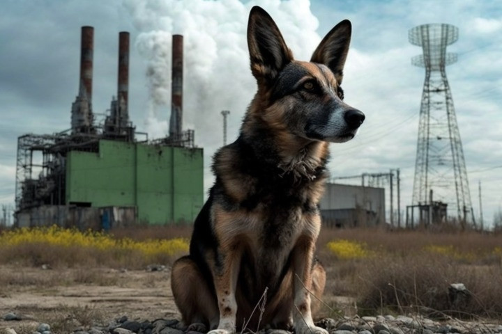 chien zombie tchernobyl