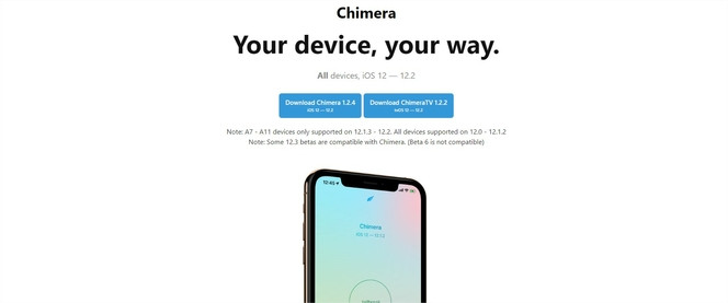 Chimera iOS jailbreak