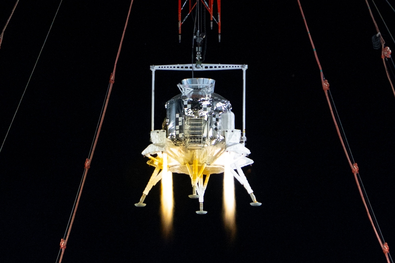 Chine atterrisseur lune test