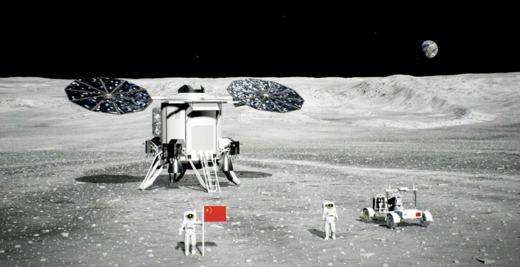 Chine Lune astronaute concept