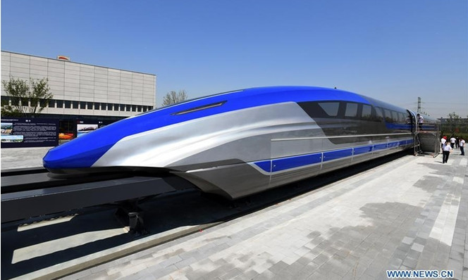La Chine dÃ©voile un train maglev capable d'atteindre 600 km/h