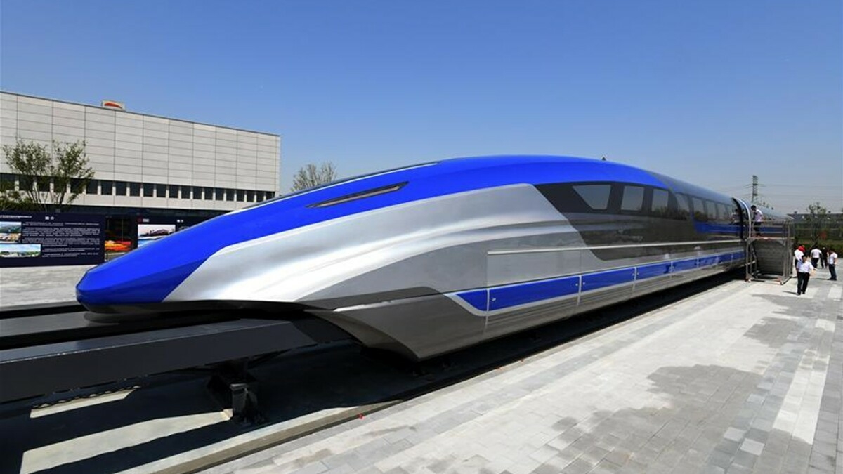 Chine train maglev.