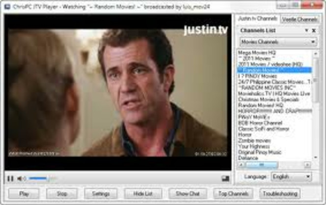 ChrisPC JTV Player screen1.