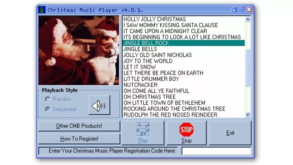 Christmas Music Player écouter toutes les chansons de Noël