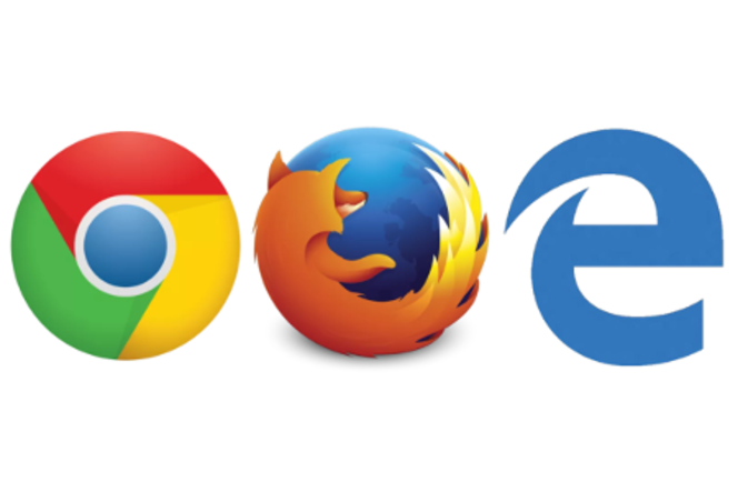 Chrome-Firefox-Microsoft-Edge