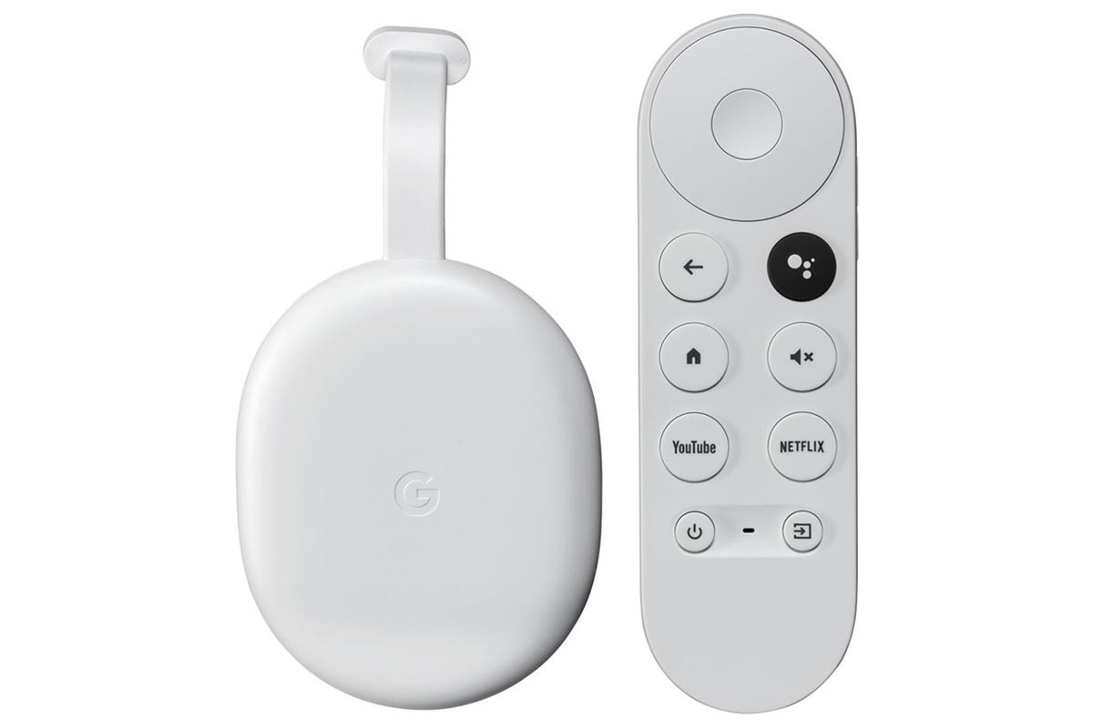 Télécommande De Rechange Pour Chromecast Avec Google TV - Compatible 4K/HD, Commande Vocale
