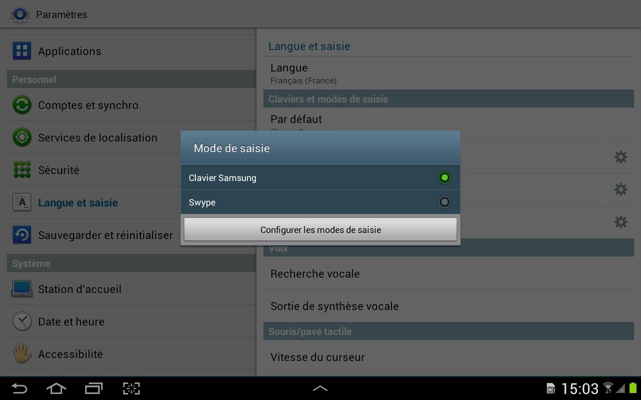 Clavier virtuel Android (1)