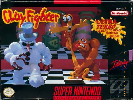 ClayFighter - Super Famicom - pochette