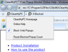 CleanMyPC Free PopUp Blocker : bloquer les pop-up