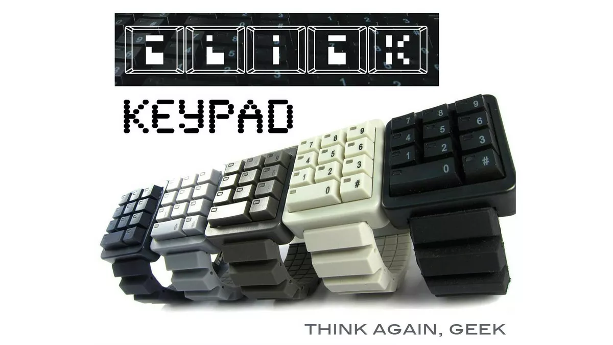 Click KeyPad Watch l'heure sur un pavé numérique