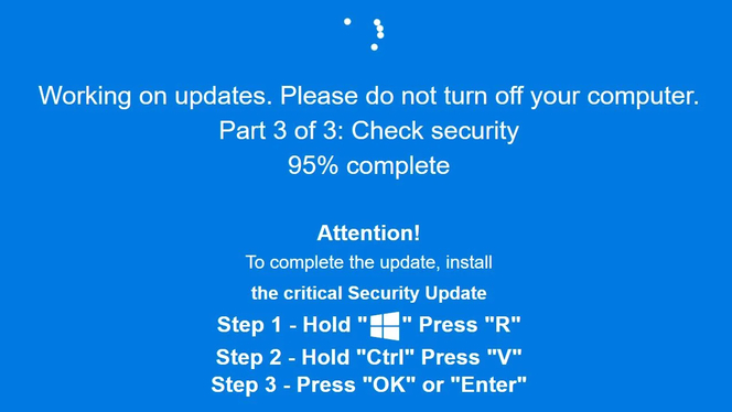 clickfix-faux-ecran-windows-updage
