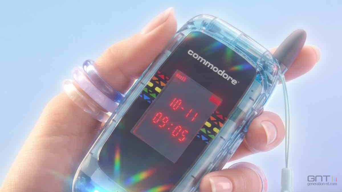 Commodore lance le Callback, un téléphone à clapet qui bloque les réseaux sociaux
