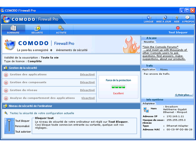 Comodo firewall pro
