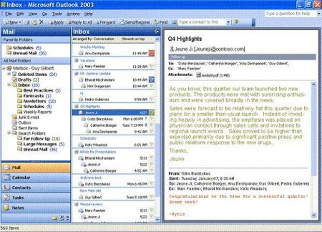 Complément Microsoft Outlook SMS 2.0 (450x324)