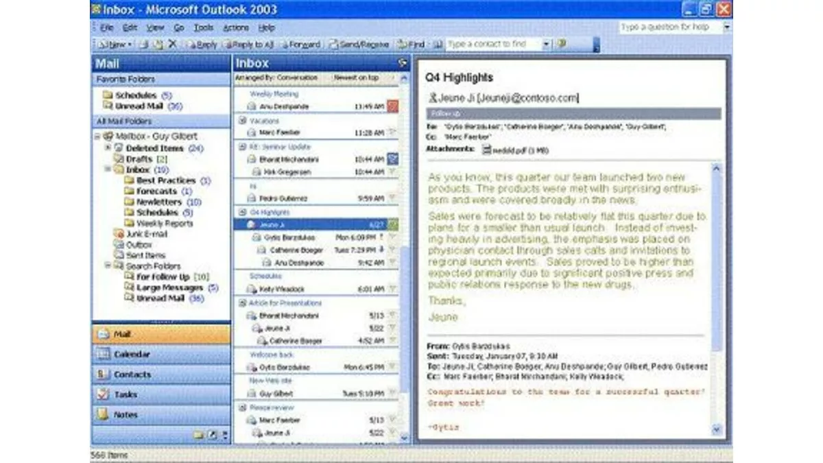 Complément Microsoft Outlook SMS