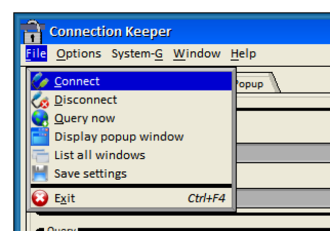 Connection Keeper screen logo
