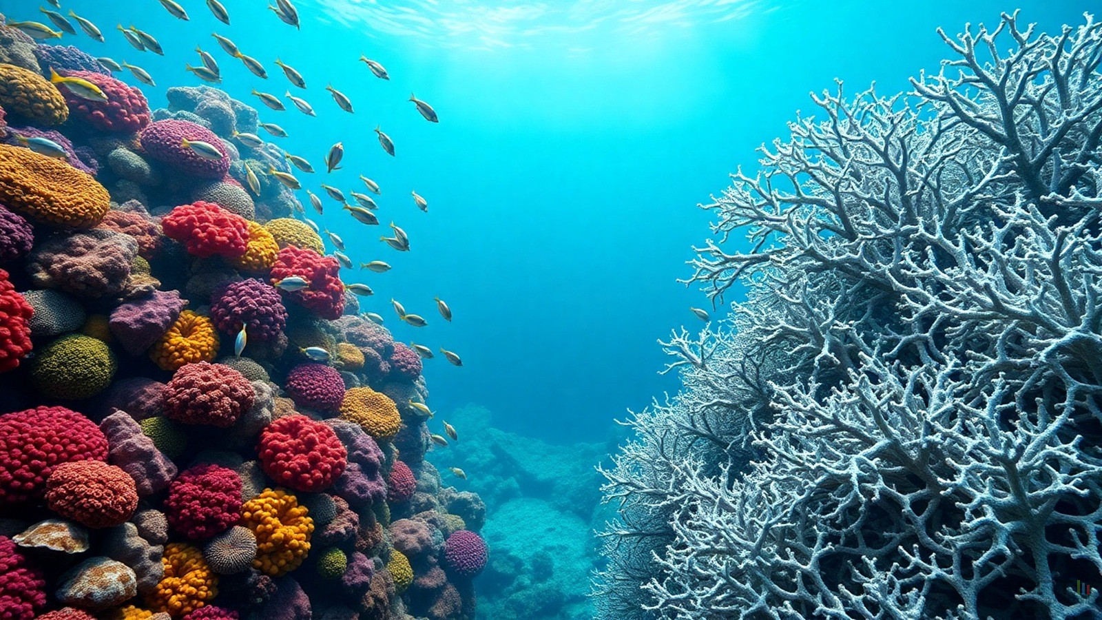 corail bascule climatique illustration ia
