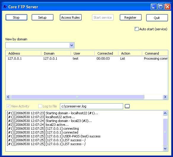Core FTP Lite screen2