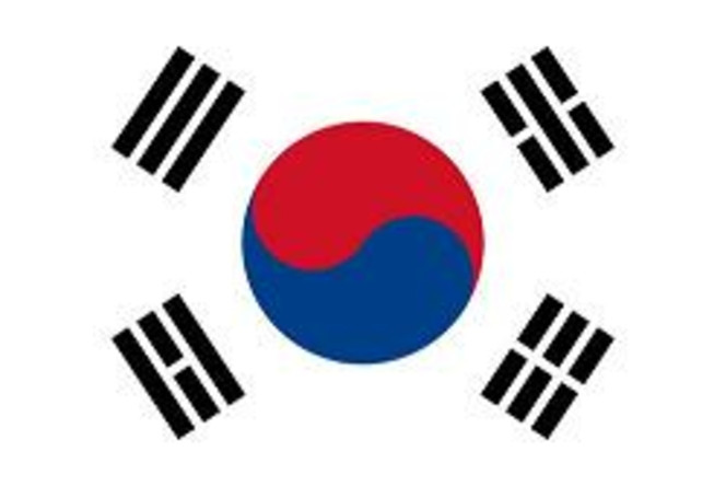 Coree Sud drapeau