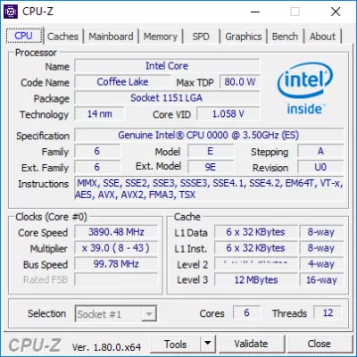 CPU Intel Coffee Lake