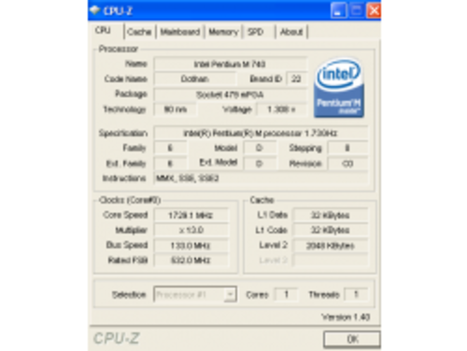 CPU-Z 1.40 (Small)