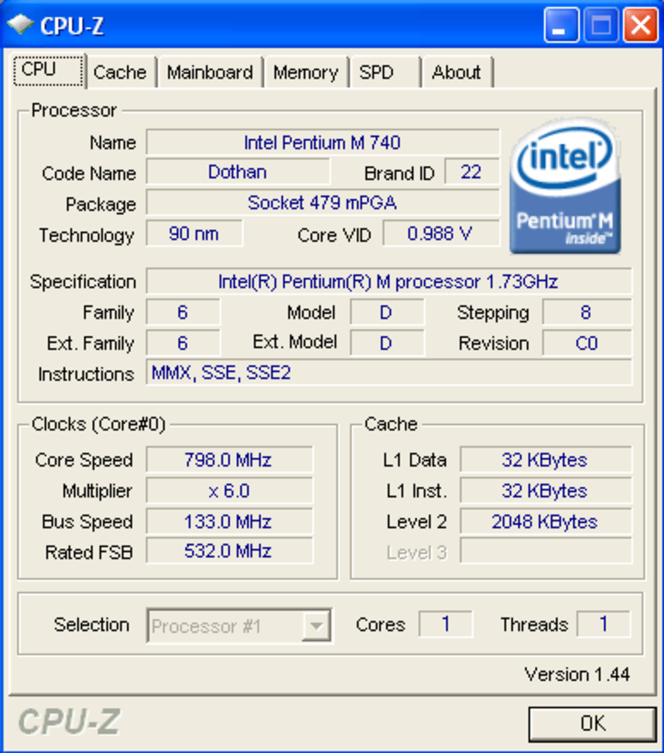 CPU-Z 1.44