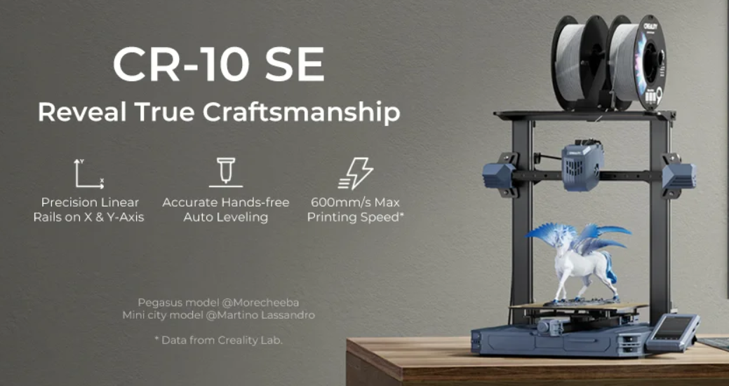 CREALITY] ENDER-3 V3 SE - Une imprimante 3D à 169€ idéale pour se lancer  dans l'impression 3D 