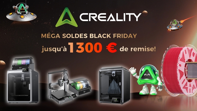 Creality Promotions Imprimantes 3D Black Friday 2025