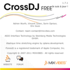 CrossDJ Free : mixer des musiques entre elles