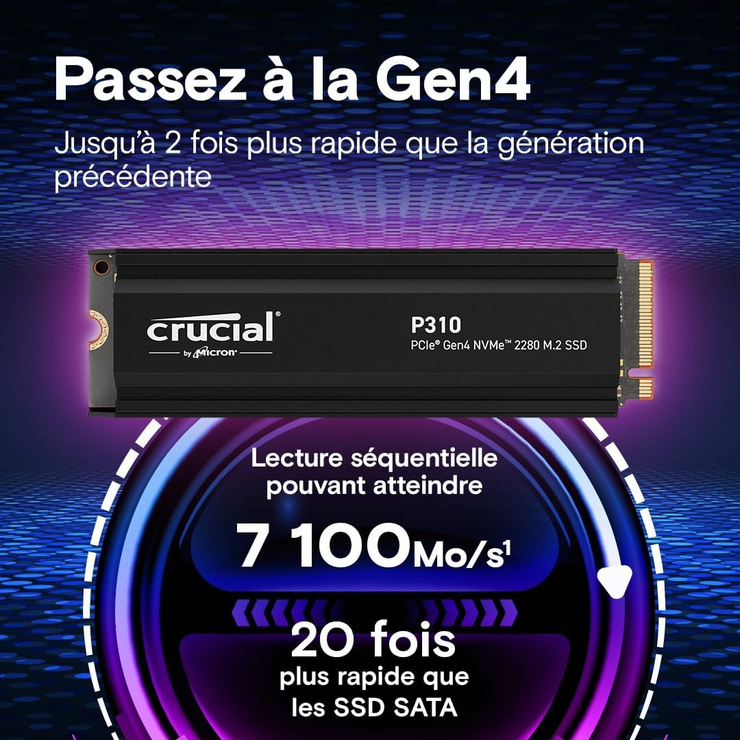 Crucial P310 SSD 1To