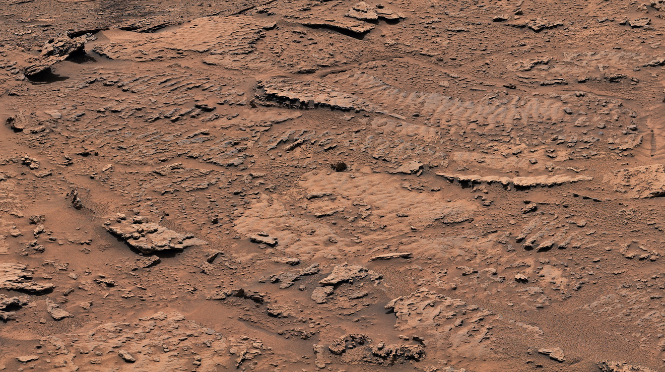 Curiosity traces vagues Mars