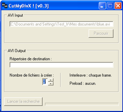 CutMyDivX screen1