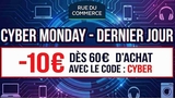 Cyber Monday Rue du Commerce : -10€ dès 60€, prolongé jusqu'à minuit ! (iPad, TV, SSD...)