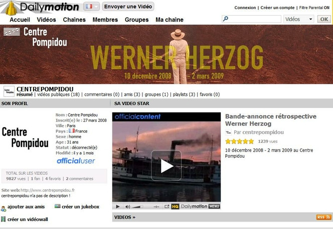 Dailymotion Pompidou