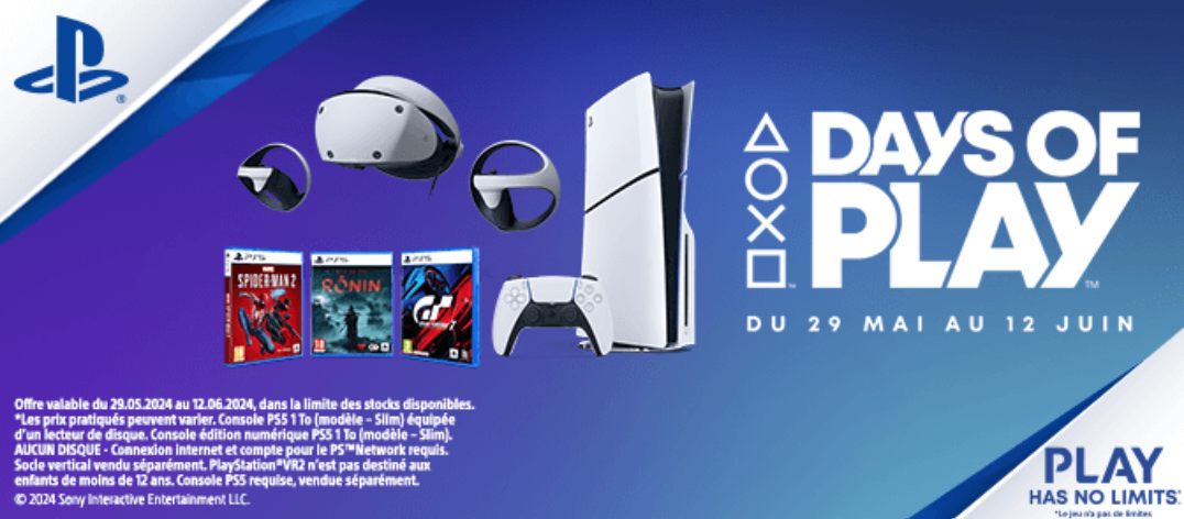 Days of Play Cdiscount