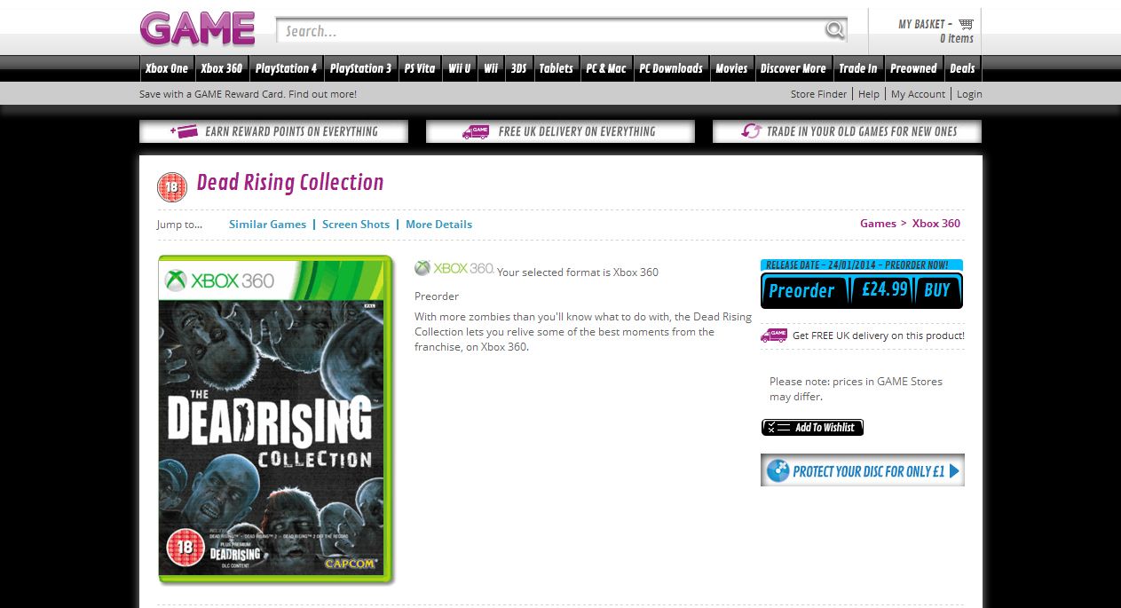Dead Rising Collection - Game