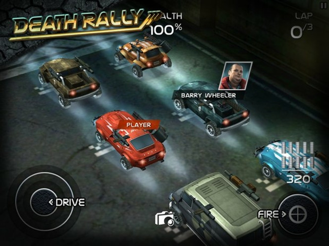 Death Rally screen 2