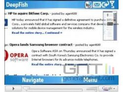 Deepfish navigateur web pour smartphones sous windows mobile small