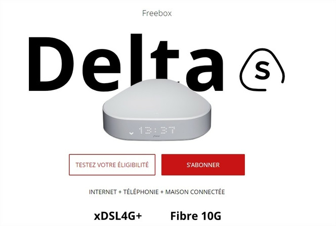 Free lance sa Freebox Delta S sans player Devialet