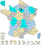 Les départements français : apprendre les départements français simplement