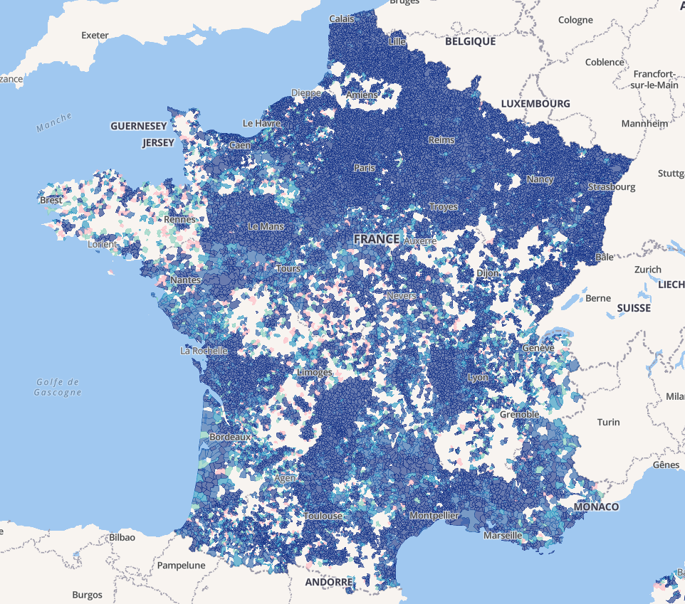 deploiement fibre arcep 2023