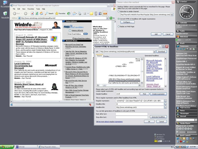 Desktop Sidebar screen1