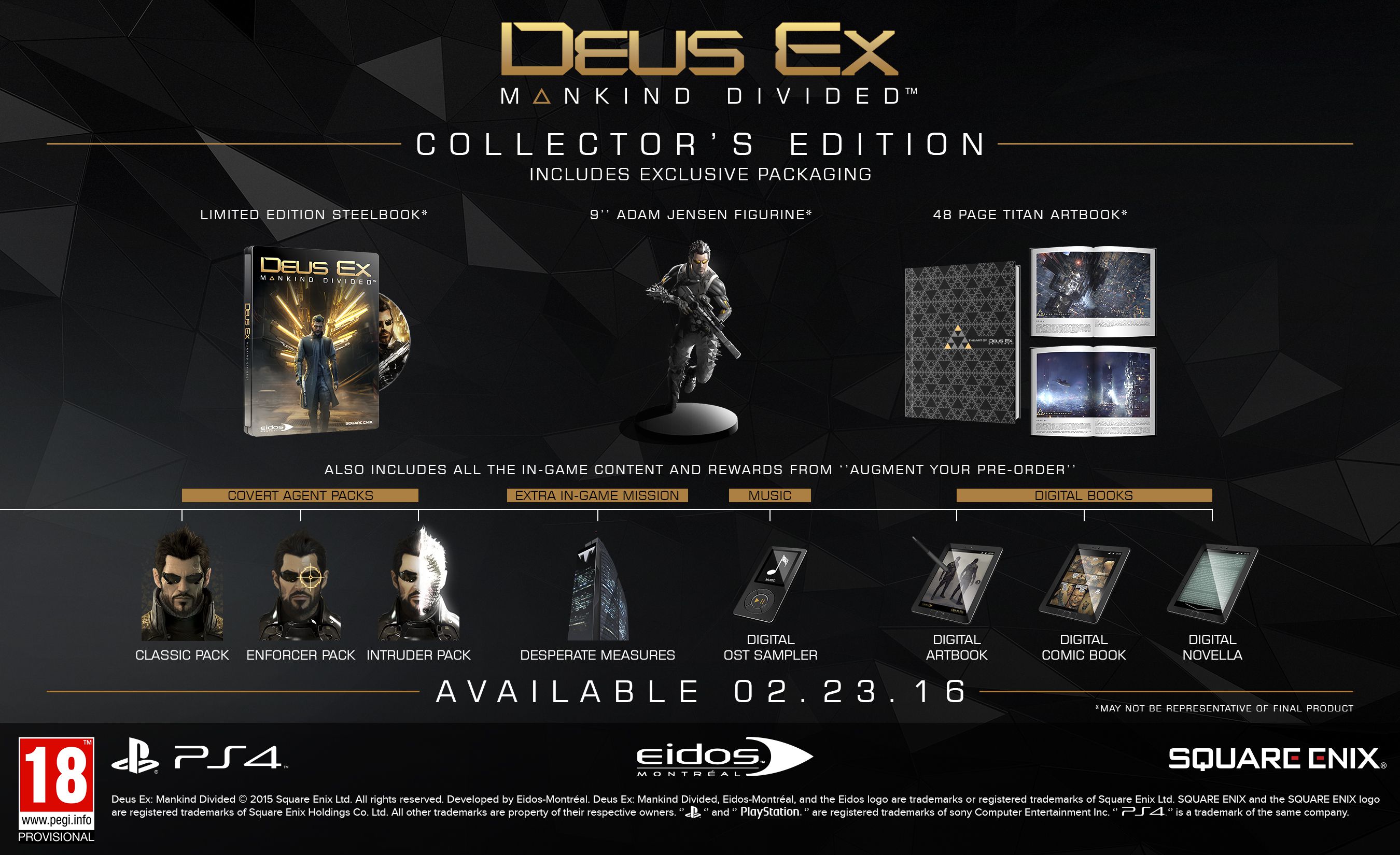 Deus Ex Mankind Divided - edition collector