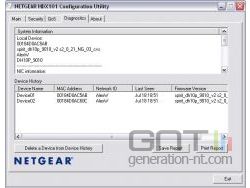 Diagnostics - HDX-101 Configuration Utility