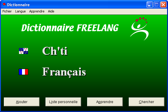 Dictionnaire franÃ§ais-chti screen1