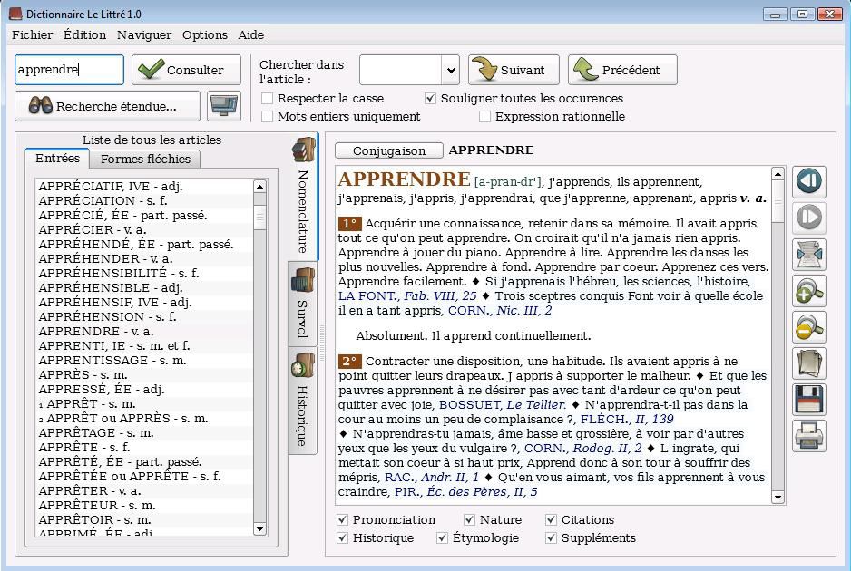 Dictionnaire Le Littré : une version gratuite et opensource