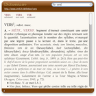 Widget Dictionnaire