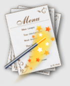 DinnerWiz : imprimer de vrais menus comme au restaurant